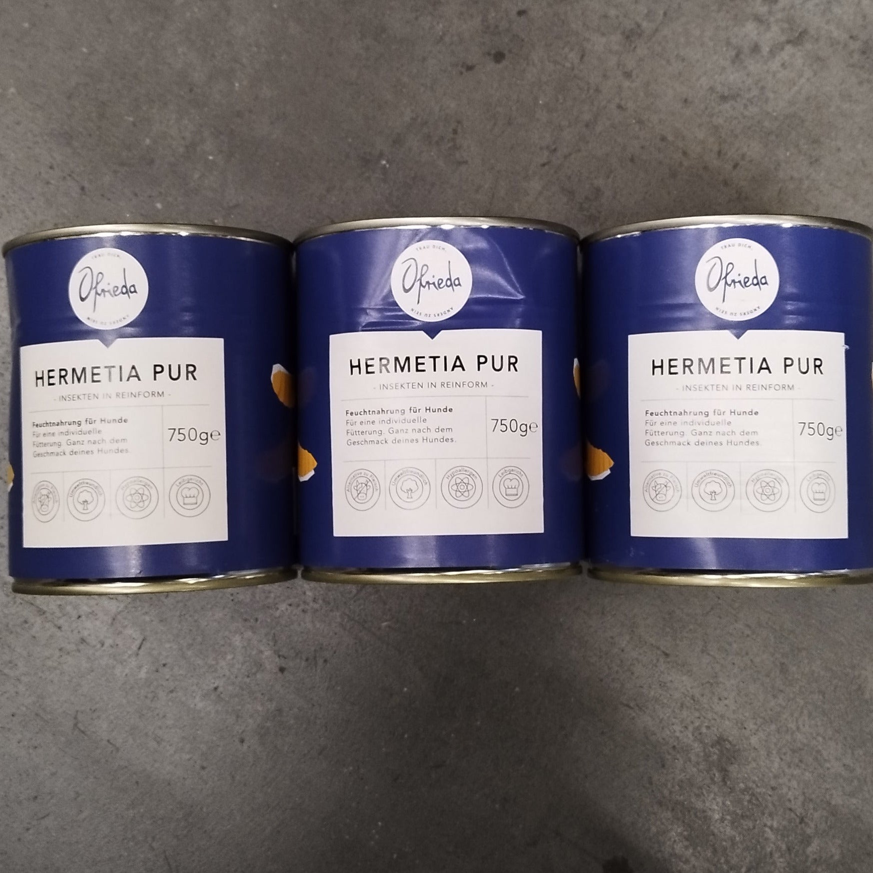 Hermetia Pur Nassfutter_Bruchware 48 x 750 g