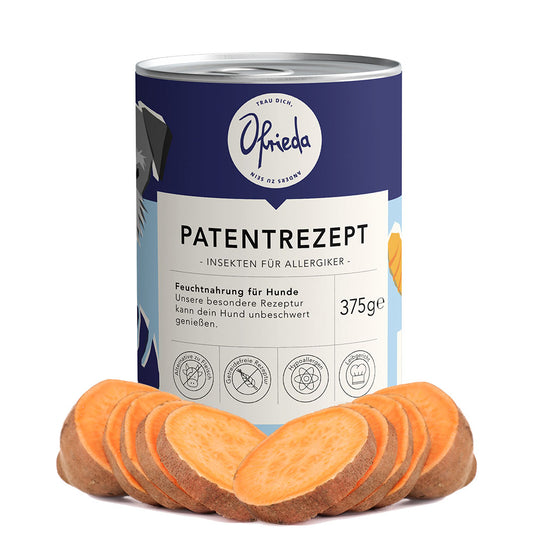 Insekten Hundefutter Patentrezept 375 g Nassfutter. Insektenfutter von Ofrieda